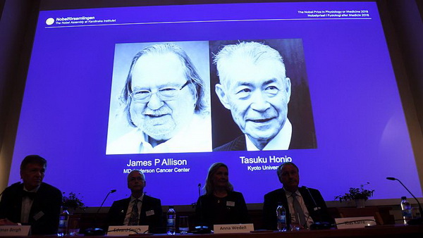 2018 Nobel Tıp Ödülü