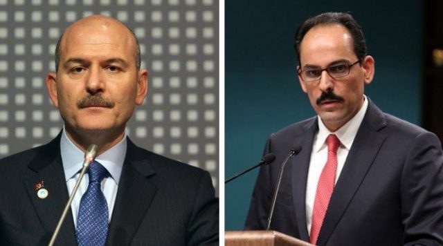 İçişleri Bakanı Süleyman Soylu ve İbrahim Kalın