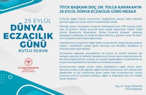 25 Eylül Dünya Eczacılık Günü Kutlu Olsun
